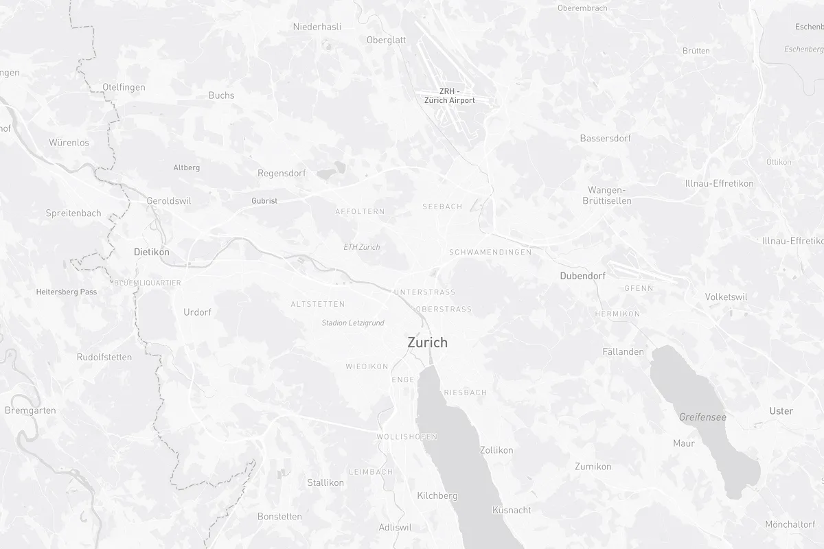 Karte von Zürich mit Standort elektro scherzinger ag am Bucheggplatz